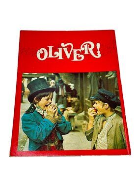 Oliver Musical Souvenir Brochure Movie Theater Vintage 1968 Best Picture USA